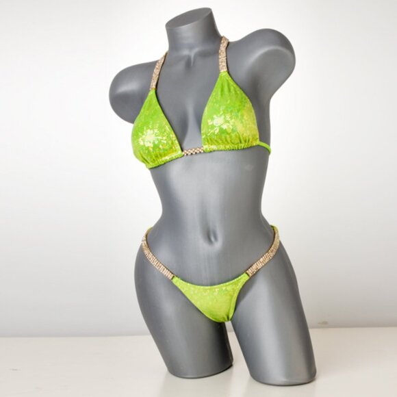 Lime and Gold Practice Suit - Picture 1 of 2